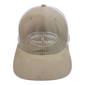 Richardson Smiths Nursery Farmers Market Mesh Trucker Hat Snapback Baseball Cap